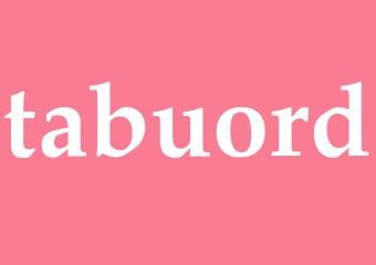 Synonym tabuord