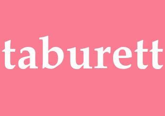 Synonym taburett