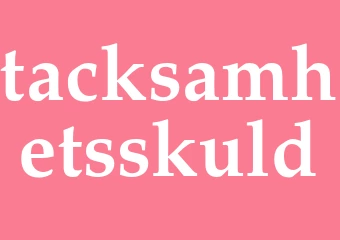 Synonym tacksamhetsskuld