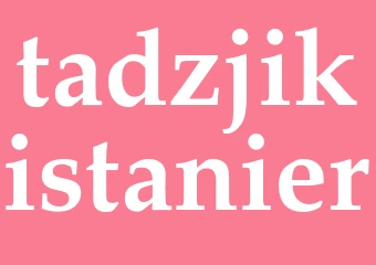 Synonym tadzjikistanier