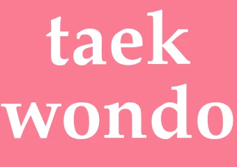 Synonym taekwondo