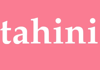 Synonym tahini