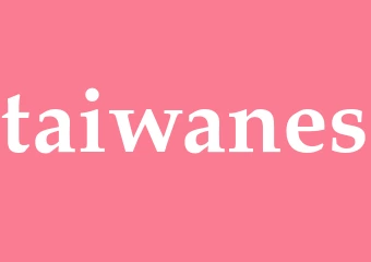 Synonym taiwanes
