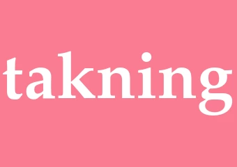 Synonym takning