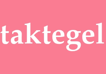 Synonym taktegel