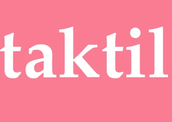 Synonym taktil