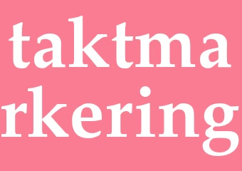 Synonym taktmarkering
