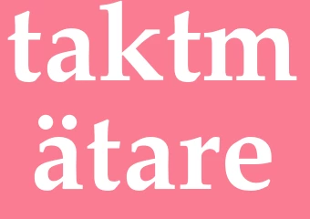 Synonym taktmätare