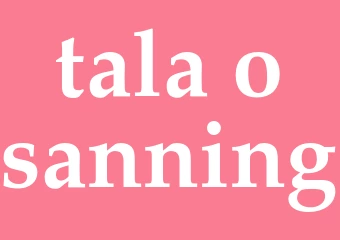 Synonym tala osanning