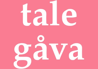 Synonym talegåva