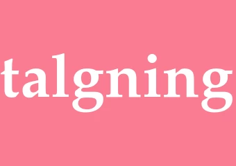Synonym talgning