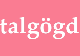 Synonym talgögd