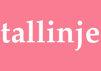Synonym tallinje