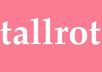 Synonym tallrot