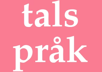 Synonym talspråk