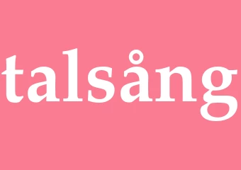 Synonym talsång
