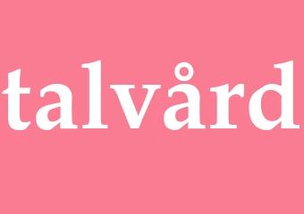 Synonym talvård