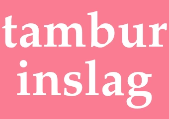 Synonym tamburinslag