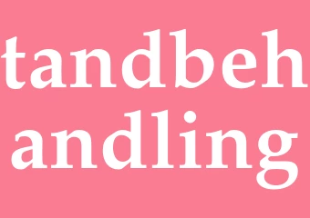 Synonym tandbehandling
