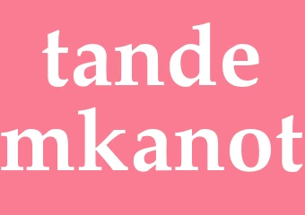 Synonym tandemkanot
