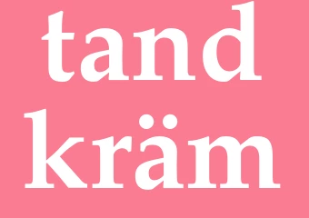 Synonym tandkräm