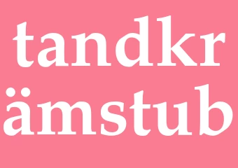Synonym tandkrämstub
