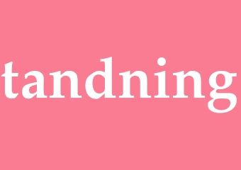 Synonym tandning