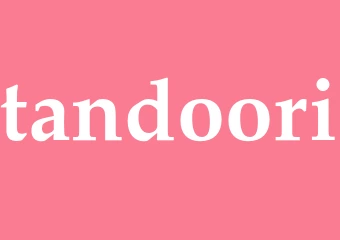 Synonym tandoori