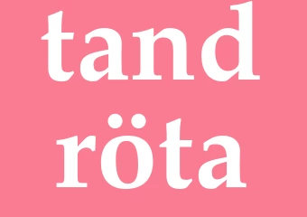 Synonym tandröta