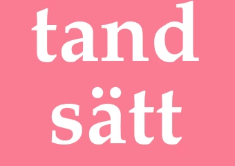 Synonym tandsätt