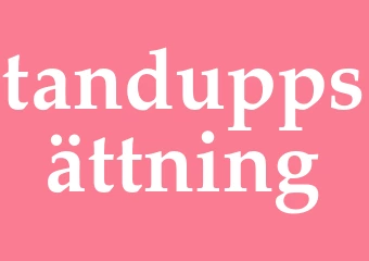 Synonym tanduppsättning
