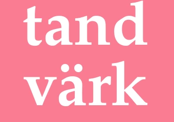 Synonym tandvärk