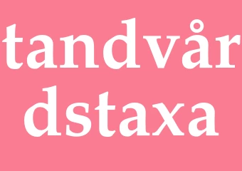 Synonym tandvårdstaxa