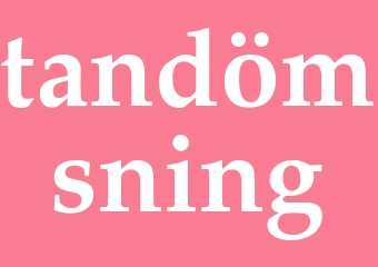 Synonym tandömsning