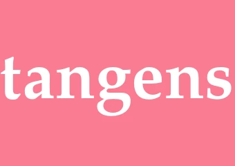 Synonym tangens