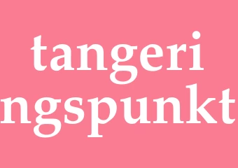 Synonym tangeringspunkt