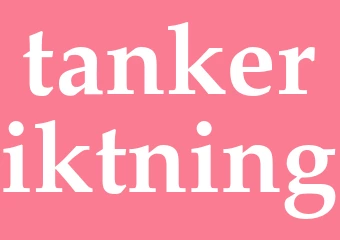 Synonym tankeriktning