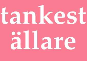 Synonym tankeställare