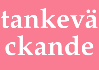 Synonym tankeväckande