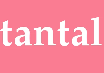 Synonym tantal