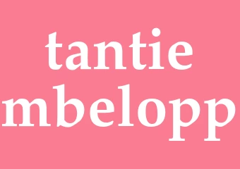 Synonym tantiembelopp