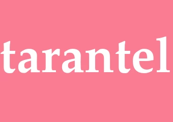Synonym tarantel