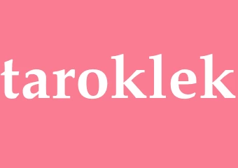 Synonym taroklek