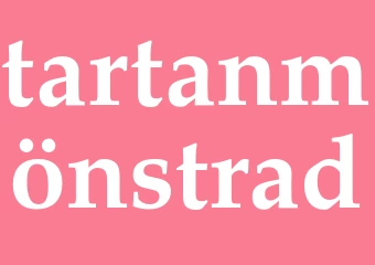 Synonym tartanmönstrad