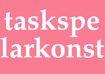 Synonym taskspelarkonst