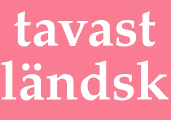 Synonym tavastländsk