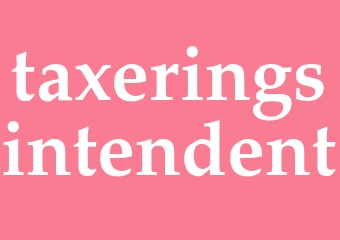 Synonym taxeringsintendent