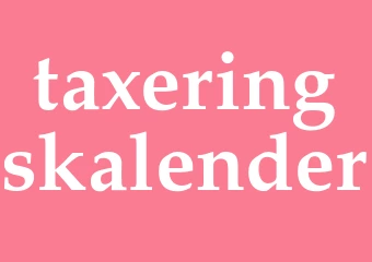 Synonym taxeringskalender