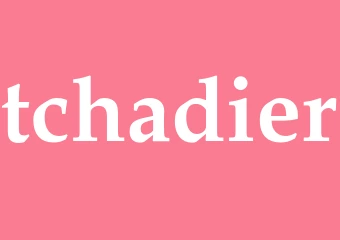 Synonym tchadier