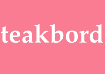 Synonym teakbord